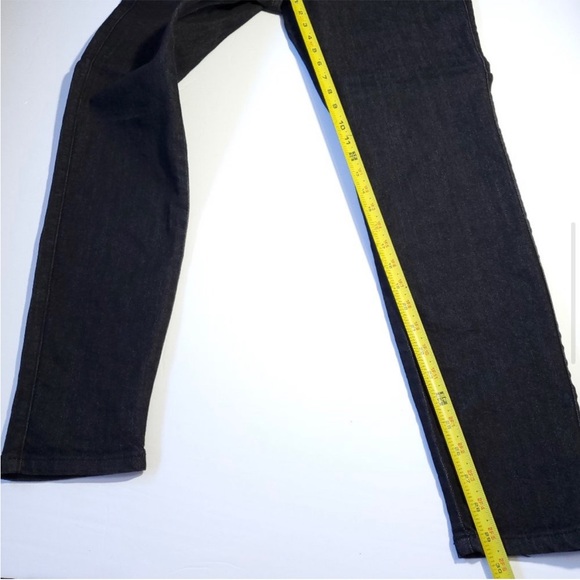 ModCloth Black High Waist Rise Button Fly Jeans - Picture 9 of 11